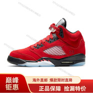 耐克（NIKE）Jordan 5 GS AJ5 喬5籃球鞋 CD2724 DV0563海外直郵 黑紅公牛 440888-600 37.5