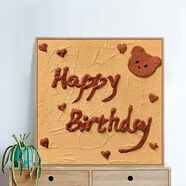 沙畫(huà)成人沙畫(huà)成人肌理石英砂畫(huà)生日快樂(lè )數字油畫(huà)diy手工油畫(huà) B216 50*50實(shí)木內框+顏料+畫(huà)筆+外框