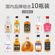 莎堡皇（FAST.KING）便利店調酒迷你酒小瓶酒威士忌禮盒裝洋酒組合套裝酒小酒版利口酒 【十瓶小酒版組合】