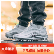 耐克（NIKE）男女鞋新款 Air Max 97 子彈氣墊緩震休閑復古跑步鞋運動(dòng)休閑鞋 AT5458-100白銀 46