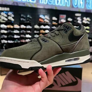 耐克（NIKE）【極速發(fā)貨】Nike Air Flight 89 兄弟款耐克休閑鞋 潮流復(fù)古 FZ3045-300  軍綠 44