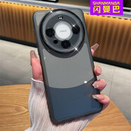 閃曼巴全包軟殼適用于華為mate70pro手機殼Pura70自帶鏡頭膜mate60pro高級感硅膠透明mate60手機套 全包鏡頭【透黑】柔軟防摔 華為 Mate 60 Pro