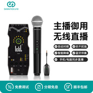 森然（Seeknature） U22無線話筒U段家用ktv手機(jī)聲卡k歌麥克風(fēng)唱歌戶外主持會(huì)議卡拉ok 森然U22無線麥+ickb so8聲卡套裝