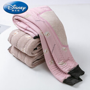 迪士尼（Disney）【品牌上新】?jì)和蛎Ｅ澏炯咏q加厚男童女童內穿棉褲小中大 女童三層加厚款*蠶絲棉褲 95碼建議身高155cm左右