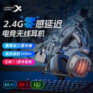 西伯利亞（XIBERIA） S21電腦頭戴式電競游戲耳麥主播不求人吃雞聽(tīng)聲辨位絕地求生有線(xiàn)耳機帶麥 S21GS鐵灰【2.4G藍牙無(wú)線(xiàn)三?！?
                                         title=