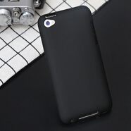 KYODO適用蘋(píng)果itouch4保護殼硅膠 彩繪 ipod touch4 保護套 軟保護殼磨砂手機殼 配件 液態(tài)膚黑色裸殼+鋼化膜 iPhone 其他型號
