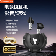 兔小諾Rome1藍牙耳機電競游戲吃雞專(zhuān)用無(wú)延遲半入耳式5.3芯片適用蘋(píng)果華為小米OPPO手機2024新款黑色