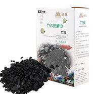 共度（Gong Du）過濾棉活性椰殼炭 細(xì)菌屋培菌環(huán)凈化水質(zhì) 麥飯石生物欖仁葉底濾棉 竹炭500ml