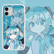 二次元miku初音未來(lái)手機殼適用蘋(píng)果13華為vivoy3s紅米k40OPPOA55 初音未來(lái)6號 一加型號(請聯(lián)系客服備注)