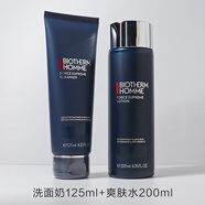 碧歐泉男士御尊正品藍鉆三件套裝歐碧泉洗面奶水乳套盒護膚品母親情人節(jié)520送男女朋友禮物實用老婆媽媽長 洗面奶+爽膚水 不送包