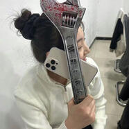 環(huán)芝解壓搞笑仿真大扳手適用蘋果17手機(jī)殼蘋果16pro丑超奇葩華為榮耀VIVO惡搞小米OPPO宿舍互送iPhone1 透明軟殼-仿真扳手 iPhone6s