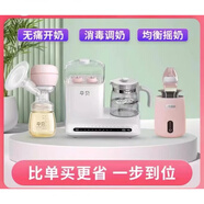 孕貝奶瓶消毒器三二合一溫奶家用一體全玻璃恒溫水壺嬰兒專(zhuān)用,X16 五合一+搖奶器+吸奶器