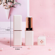 睫蓓5只裝 中國風(fēng)diy口紅管手工自制唇膏殼子圓形方形3D打印京劇空管 5只裝 灰色 【幸運花】