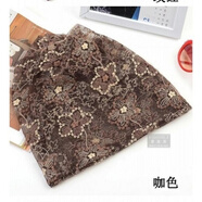 KAROND新品女士光頭夏季帽子韓版夏季帽子女薄款包頭帽寬松透氣月子帽帽光頭帽產(chǎn)婦帽蕾絲 咖色(蕾絲) 均碼，大眾頭圍