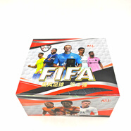 FIFA旋風足球明星卡第一彈球星卡閃卡足球立體卡人物形象收藏卡冊 2彈2Y整盒30包 酷卡