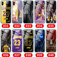 WENYAFF三星Note20/Ultra手機殼Note10+液態(tài)硅膠Note9/8男款A55 A54 A53 A51 A71全包防摔A32 A52 A72軟殼 湖人隊-勒布朗 詹姆斯 23號球衣 硅膠磨砂軟殼（防摔）-下單留言機型和圖片編號