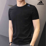 阿迪達斯 （adidas）T恤男裝夏季女裝運動(dòng)服針織時(shí)尚透氣跑步訓練健身圓領(lǐng)短袖上衣 HC4230 2XL