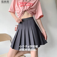 雪茜曼百褶裙女短裙春夏jk制服小裙子學院風高腰防走光半身裙女