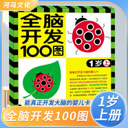 全腦開(kāi)發(fā)100圖·1歲上 兒童大腦訓練啟蒙益智思維游戲書(shū)親子互動(dòng)智力開(kāi)發(fā)左右腦開(kāi)發(fā)幼兒益智書(shū)籍思維訓練寶寶兒童全腦開(kāi)發(fā)潛能訓練思維邏輯練習冊 河馬文化