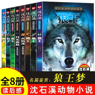 沈石溪動物小說鑒賞套裝全8冊 狼王+象王+鷹王+火焰冰+月光森林+猴王+豺王+狗王 中小學(xué)生經(jīng)典兒童文學(xué)科普百科課外排行榜暢銷書