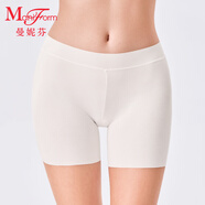 曼妮芬（Maniform）曼妮芬安全褲無痕中腰蕾絲平角內(nèi)褲女底褲打底防走光短褲