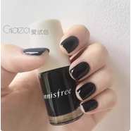 悅詩(shī)風(fēng)吟（innisfree）韓國innisfree悅詩(shī)風(fēng)吟指甲油女奶茶色54酒紅色車(chē)厘子51免烤持久 黑色 #66