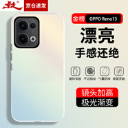 暴走適用opporeno13手機(jī)殼 OPPO Reno13保護(hù)套 硅膠軟邊簡(jiǎn)約透明防摔鐳射漸變高級(jí)磨砂殼