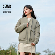 森馬棉服男防水防油防污防風(fēng)冬裝厚飛行員棒球領(lǐng)夾克109724112101