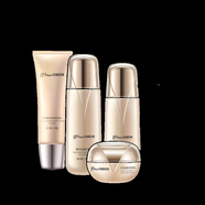 京潤珍珠京潤珍珠靚采保濕乳珍珠水面霜眼部精華套裝修護補水透亮滋潤正品 洗面奶+水+乳+面霜送面膜+小樣