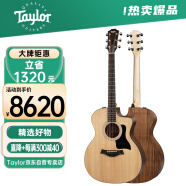 Taylor泰勒114CE单板电箱吉他 ES2拾音器 云杉+胡桃木 41英寸