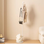 熊貓春秋落地掛衣架兒童卡通臥室床邊掛衣服架子創(chuàng  )意掛包架不占空間衣帽架 兔子