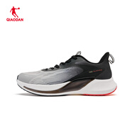 喬丹（QIAODAN）風(fēng)行13LITE中國喬丹跑步鞋男2025冬季透氣巭回彈運動(dòng)鞋BM23240223 黑色/淺苔灰 39
