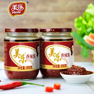 美樂(lè )（meile）美樂(lè )香辣醬350g*2瓶四川富順家常炒菜辣椒醬火鍋底料調料醬