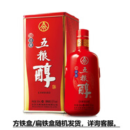 五糧液股份公司出品 五糧醇 濃香型白酒糧食酒 婚宴送禮宴請自飲酒水 42度 500mL 1瓶 五糧醇紅淡雅金邊