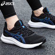 asics亞瑟士男鞋秋季跑步鞋新款路跑網(wǎng)面透氣運(yùn)動(dòng)鞋子男緩沖馬拉松跑鞋 黑色/藍(lán)色 39.5