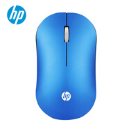 惠普（HP）DM10 無線藍牙雙模鼠標 商務(wù)辦公無線鼠標蘋果筆記本微聲藍牙便攜式無線鼠標 深邃藍