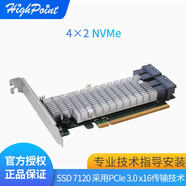 RocketStorHighpoint火箭 SSD7120 NVMe U.2 陣列卡 轉(zhuǎn)接卡 RAID卡 SSD7120