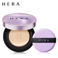 赫拉（Hera）黑金卓然氣墊bb白金持妝啞光粉底防曬遮瑕持久化 經(jīng)典款C21 +帶替換裝