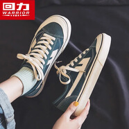 回力女鞋男鞋帆布鞋秋季新款休閑鞋子韓版透氣時(shí)尚百搭學(xué)生板鞋子 865MJ綠米 35