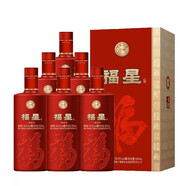 金六福金六福福星酒  喜事家宴50.8度送禮 自飲 商務(wù)過(guò)節送禮 50.8度 500mL 6瓶 福星一路星耀