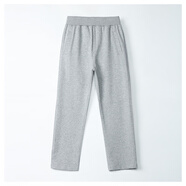 忻悅晴兒童校服褲中小學(xué)生春秋款淺灰深灰運動(dòng)褲男童女童深藍色秋冬長(cháng)褲 淺灰色 春秋單褲 [加肥版] 160 cm