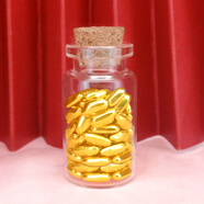 領(lǐng)豐金黃金豆豆AU9999足金實(shí)心真金豆子收藏節(jié)日禮物送女友節(jié)日小金豆 金米粒1g帶國檢證簽