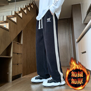 歌古森 秋冬季加絨長(cháng)褲男孩青少年12-15歲初中學(xué)生大童加厚運動(dòng)休閑褲子 990藍灰(加絨加厚)品質(zhì)升級 2XL (135-150斤左右)