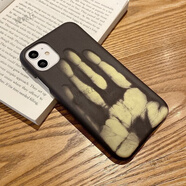 睿思派 適用iPhone手機(jī)殼熱感應(yīng)變色蘋果保護(hù)套個(gè)性創(chuàng)意溫感變色半包防摔簡約純色男女夏季新款時(shí)尚