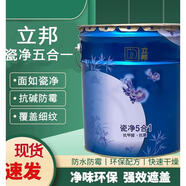 立邦竹炭抗甲醛超亞光凈味五合一室內家用18升墻面內墻自刷面漆 15升瓷凈5合1