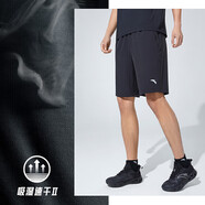 安踏速干運(yùn)動(dòng)短褲男夏季新款吸濕透氣健身訓(xùn)練跑步戶外休閑梭織五分褲