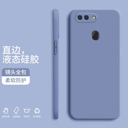 紀(jì)普 oppor11s手機殼 oppor11/plus液態(tài)硅膠保護套純色液態(tài)全包直邊防摔女男軟殼套 R11SPlus【薰衣灰】