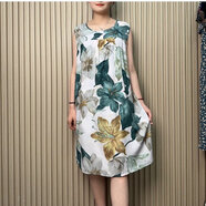 PWEHTM拉拉多色可選棉綢睡裙女夏季薄款寬松睡衣透氣家居服中長(cháng)款連衣裙 醉仙靈芙主播自留 XL （80~100斤）