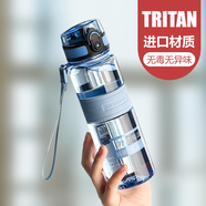 優(yōu)之（UZSPACE）水杯兒童小學(xué)生上學(xué)專用喝水男女塑料水瓶壺夏季戶外運動健身杯子 藍色-5025-500ml