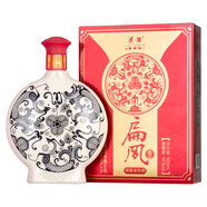 津酒 扁鳳壺 濃香型白酒 52度 500ml*1瓶 單瓶裝 高度白酒純糧口糧酒